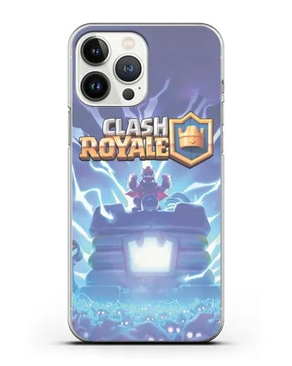 Чехол Клэш Рояль (Clash Royale) - Крепость силиконовый для iPhone 13 Pro Max