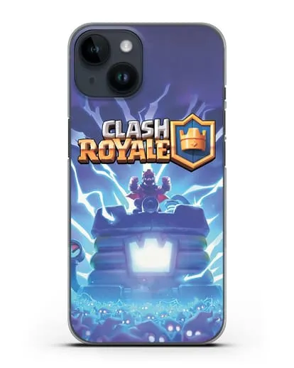 Чехол Клэш Рояль (Clash Royale) - Крепость силиконовый для iPhone 14
