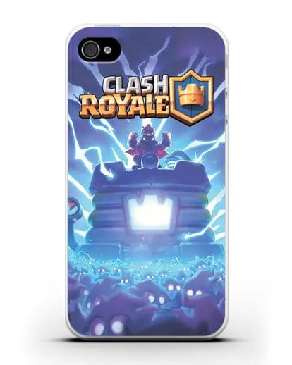 Чехол Клэш Рояль (Clash Royale) - Крепость силиконовый для iPhone 4/4s
