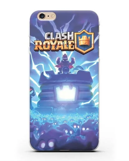 Чехол Клэш Рояль (Clash Royale) - Крепость силиконовый для iPhone 6s Plus