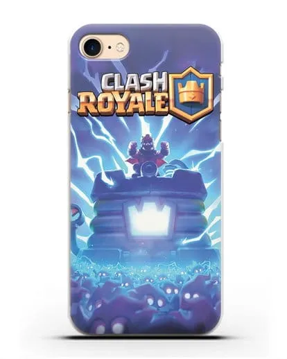 Чехол Клэш Рояль (Clash Royale) - Крепость силиконовый для iPhone 8