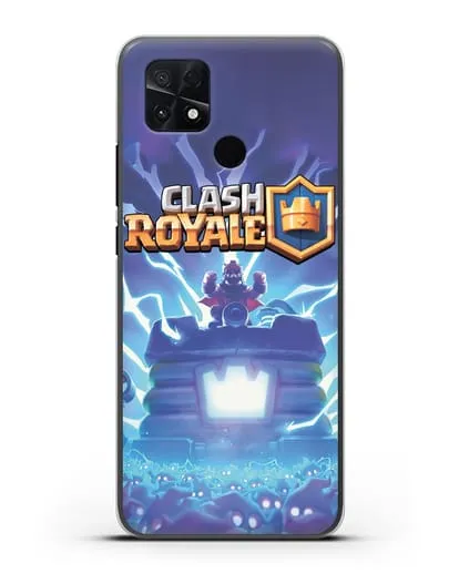 Чехол Клэш Рояль (Clash Royale) - Крепость силиконовый для Xiaomi Poco C40