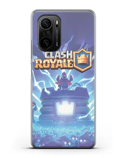 Чехол Клэш Рояль (Clash Royale) - Крепость силиконовый для Xiaomi Poco F3