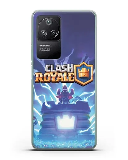 Чехол Клэш Рояль (Clash Royale) - Крепость силиконовый для Xiaomi Poco F4