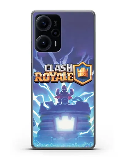 Чехол Клэш Рояль (Clash Royale) - Крепость силиконовый для Xiaomi Poco F5