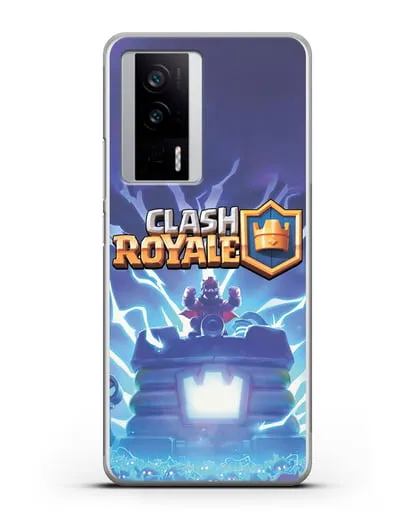 Чехол Клэш Рояль (Clash Royale) - Крепость силиконовый для Xiaomi Poco F5 Pro