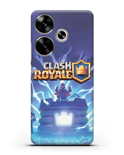 Чехол Клэш Рояль (Clash Royale) - Крепость силиконовый для Xiaomi Poco F6