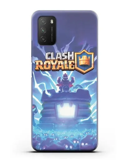 Чехол Клэш Рояль (Clash Royale) - Крепость силиконовый для Xiaomi Poco M3