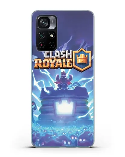 Чехол Клэш Рояль (Clash Royale) - Крепость силиконовый для Xiaomi Poco M4 Pro 5G