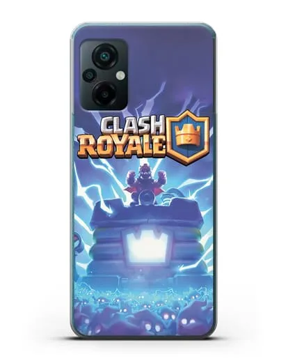 Чехол Клэш Рояль (Clash Royale) - Крепость силиконовый для Xiaomi Poco M5