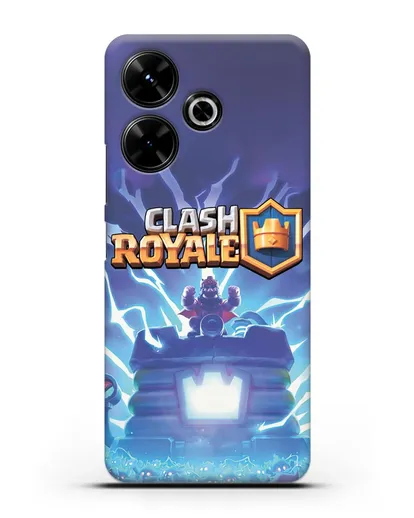 Чехол Клэш Рояль (Clash Royale) - Крепость силиконовый для Xiaomi Poco M6