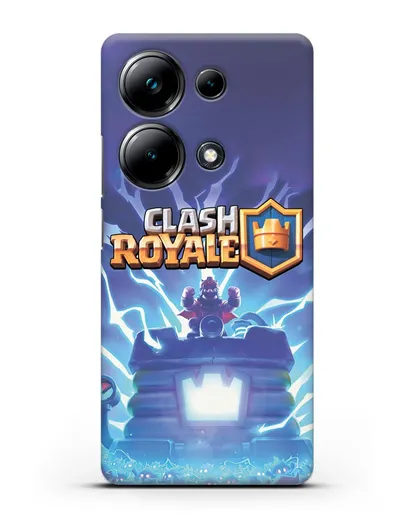 Чехол Клэш Рояль (Clash Royale) - Крепость силиконовый для Xiaomi Poco M6 Pro