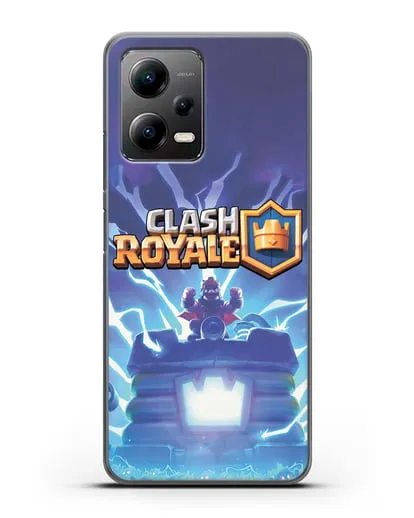 Чехол Клэш Рояль (Clash Royale) - Крепость силиконовый для Xiaomi Poco X5