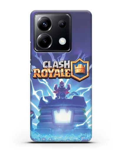 Чехол Клэш Рояль (Clash Royale) - Крепость силиконовый для Xiaomi Poco X6