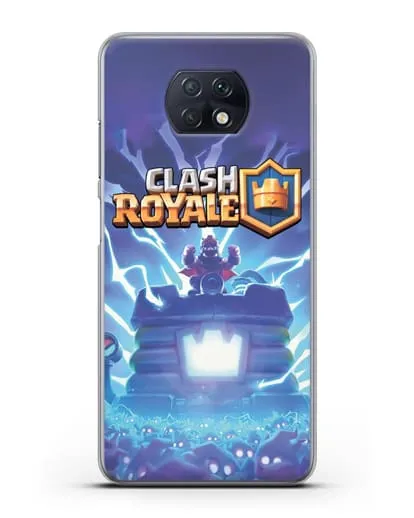 Чехол Клэш Рояль (Clash Royale) - Крепость силиконовый для Xiaomi Redmi Note 9T