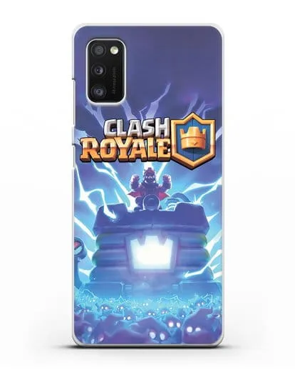 Чехол Клэш Рояль (Clash Royale) - Крепость силиконовый для Samsung Galaxy A41 [SM-A415F]