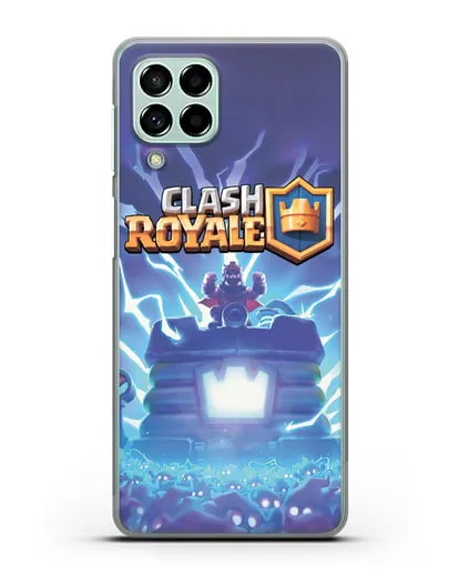 Чехол Клэш Рояль (Clash Royale) - Крепость силиконовый для Samsung Galaxy M53 [SM-M536]