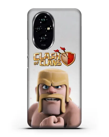 Чехол Clash of Clans (Клэш оф Кланс) - Варвар силиконовый для Honor 200