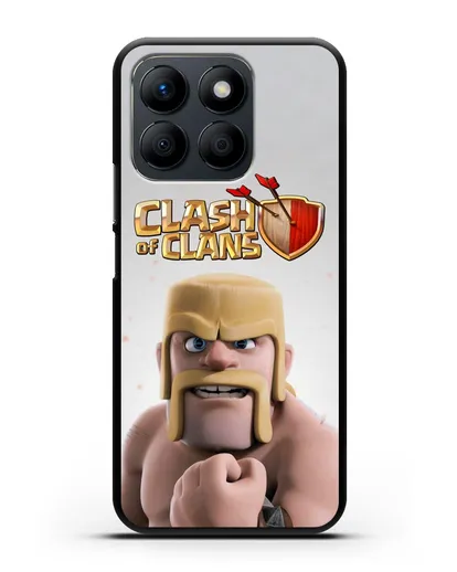 Чехол Clash of Clans (Клэш оф Кланс) - Варвар силиконовый для Honor X8b