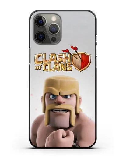 Чехол Clash of Clans (Клэш оф Кланс) - Варвар силиконовый для iPhone 12 Pro Max