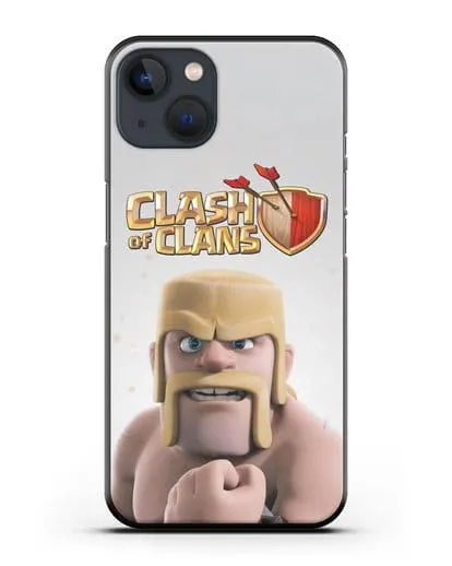 Чехол Clash of Clans (Клэш оф Кланс) - Варвар силиконовый для iPhone 13 Mini