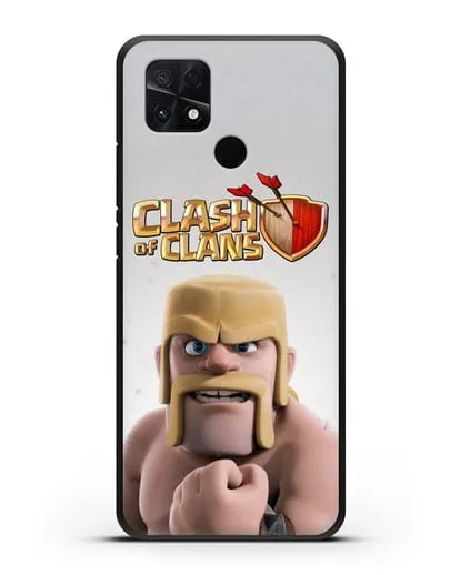 Чехол Clash of Clans (Клэш оф Кланс) - Варвар силиконовый для Xiaomi Poco C40
