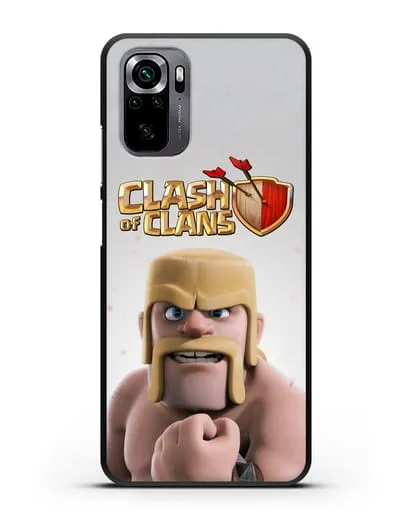 Чехол Clash of Clans (Клэш оф Кланс) - Варвар силиконовый для Xiaomi Poco M5s