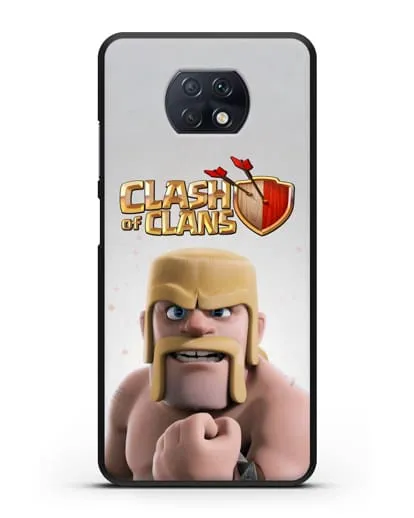 Чехол Clash of Clans (Клэш оф Кланс) - Варвар силиконовый для Xiaomi Redmi Note 9T