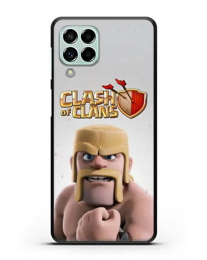 Чехол Clash of Clans (Клэш оф Кланс) - Варвар силиконовый для Samsung Galaxy M53 [SM-M536]