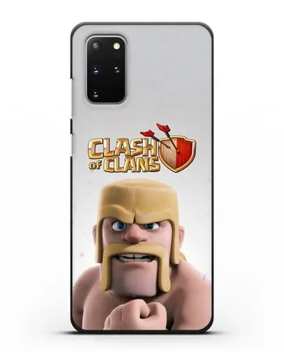 Чехол Clash of Clans (Клэш оф Кланс) - Варвар силиконовый для Samsung Galaxy S20 Plus [SM-G985F]