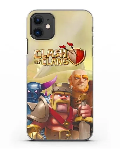 Чехол Clash of Clans (Клэш оф Кланс) - Король Варваров силиконовый для iPhone 11