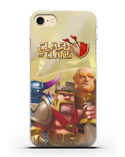 Чехол Clash of Clans (Клэш оф Кланс) - Король Варваров силиконовый для iPhone 8