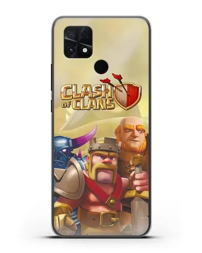 Чехол Clash of Clans (Клэш оф Кланс) - Король Варваров силиконовый для Xiaomi Poco C40