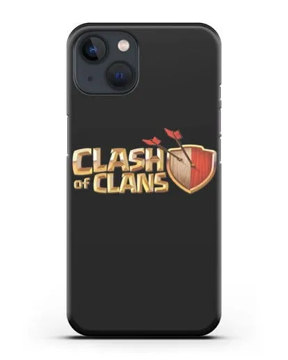 Чехол с принтом Clash of Clans (Клэш оф Кланс) силиконовый для iPhone 13