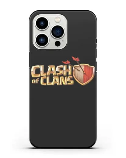 Чехол с принтом Clash of Clans (Клэш оф Кланс) силиконовый для iPhone 13 Pro