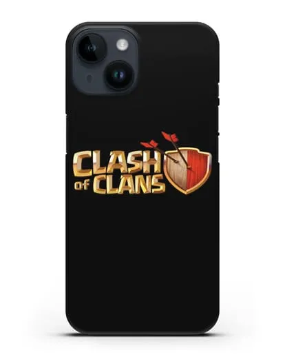 Чехол с принтом Clash of Clans (Клэш оф Кланс) силиконовый для iPhone 14