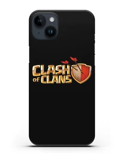 Чехол с принтом Clash of Clans (Клэш оф Кланс) силиконовый для iPhone 14 Plus