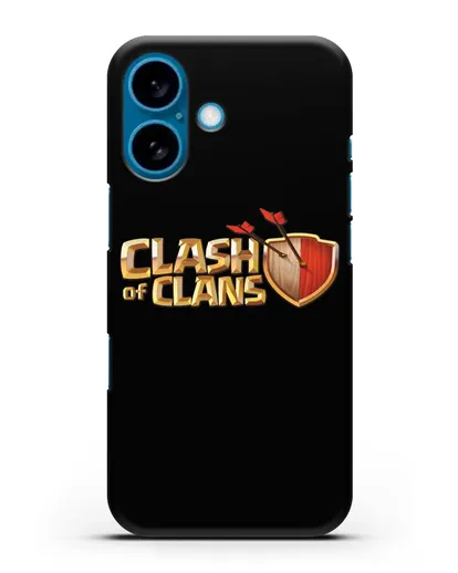 Чехол с принтом Clash of Clans (Клэш оф Кланс) силиконовый для iPhone 16