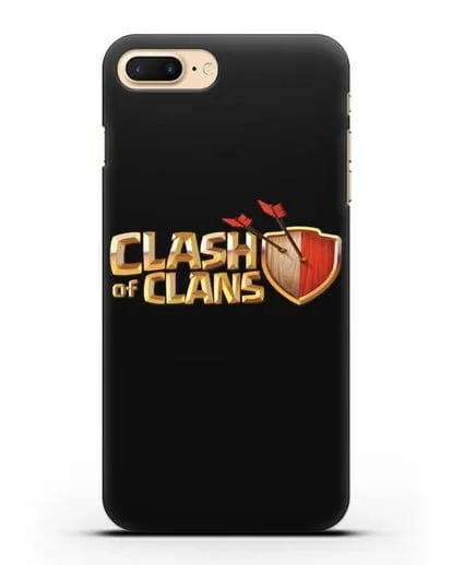 Чехол с принтом Clash of Clans (Клэш оф Кланс) силиконовый для iPhone 8 Plus