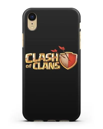 Чехол с принтом Clash of Clans (Клэш оф Кланс) силиконовый для iPhone XR