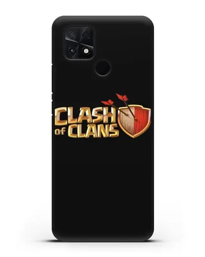 Чехол с принтом Clash of Clans (Клэш оф Кланс) силиконовый для Xiaomi Poco C40
