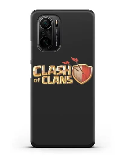 Чехол с принтом Clash of Clans (Клэш оф Кланс) силиконовый для Xiaomi Poco F3