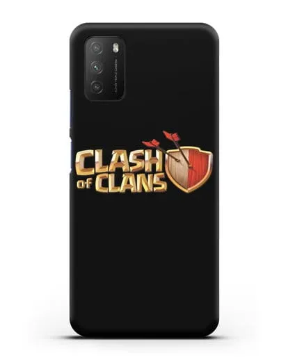 Чехол с принтом Clash of Clans (Клэш оф Кланс) силиконовый для Xiaomi Poco M3
