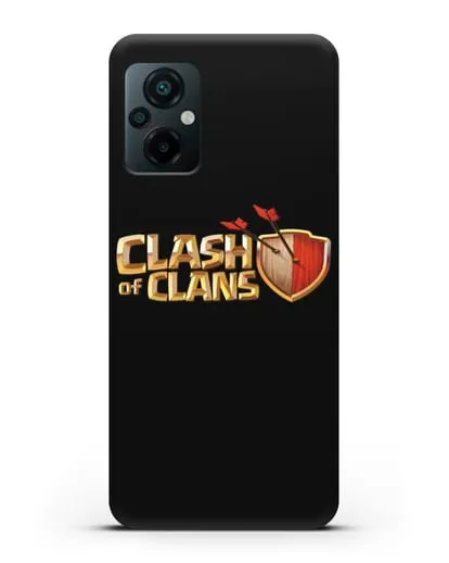 Чехол с принтом Clash of Clans (Клэш оф Кланс) силиконовый для Xiaomi Poco M5