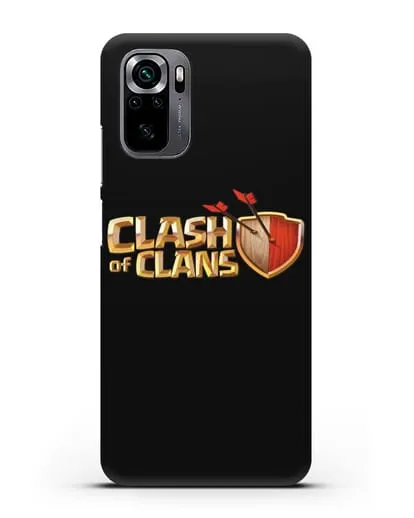 Чехол с принтом Clash of Clans (Клэш оф Кланс) силиконовый для Xiaomi Poco M5s