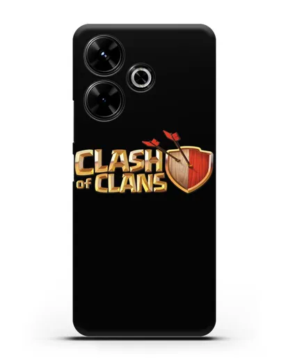 Чехол с принтом Clash of Clans (Клэш оф Кланс) силиконовый для Xiaomi Poco M6