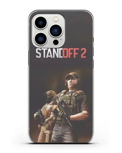 Чехол с принтом StandOff 2 (Стэндофф 2) силиконовый для iPhone 13 Pro