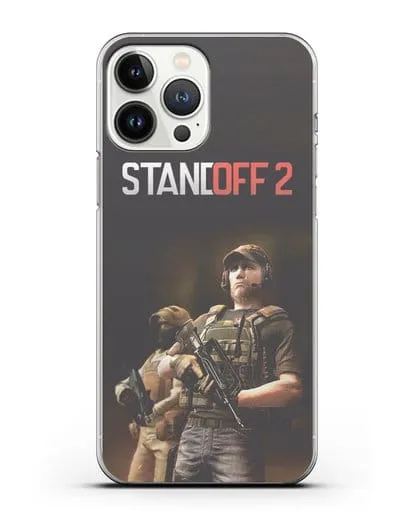 Чехол с принтом StandOff 2 (Стэндофф 2) силиконовый для iPhone 13 Pro Max