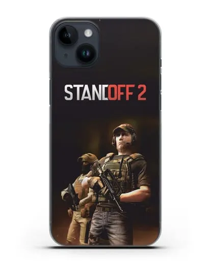 Чехол с принтом StandOff 2 (Стэндофф 2) силиконовый для iPhone 14 Plus