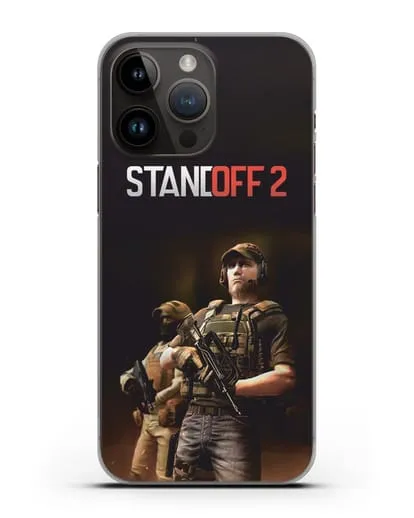 Чехол с принтом StandOff 2 (Стэндофф 2) силиконовый для iPhone 14 Pro Max